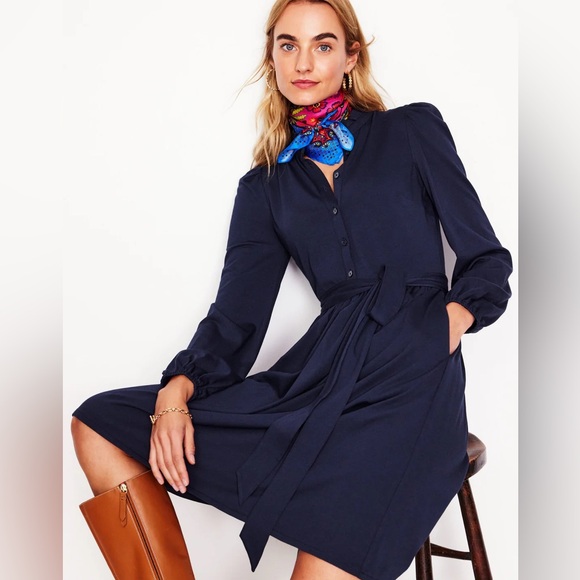 Boden Dresses & Skirts - NWT Boden Willow Frill Short Shirt Dress Size 14R